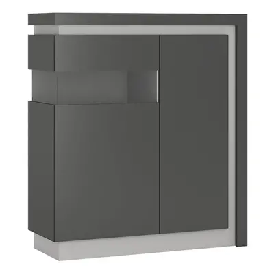 2 door designer cabinet (LH) (including LED lighting)