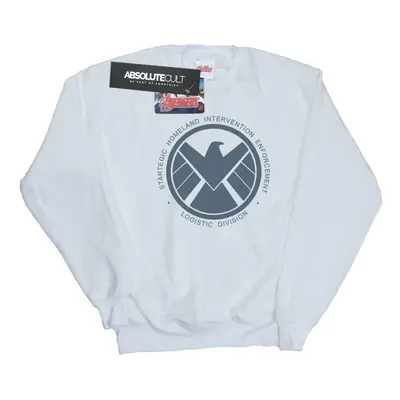 (5XL, White) Marvel Mens Agents Of SHIELD Logistics Division Sweatshirt