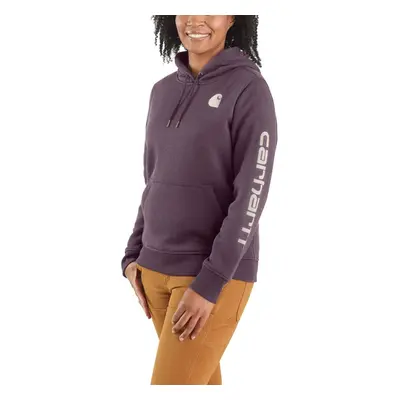 Carhartt Women's Relaxed Fit Midweight Logo Sleeve Graphic Sweatshirt