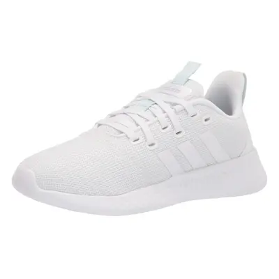 adidas Women's Puremotion Running Shoe White/White/Halo Mint 8.5