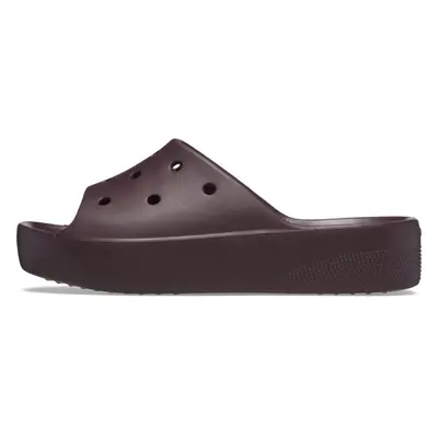 Crocs Women's Classic Slide | Platform Sandals Dark Cherry Numeric_7