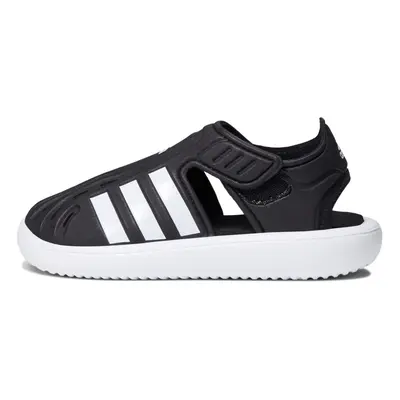 adidas Kids Summer Closed-toe Water Sandals Slide Black/White/Black