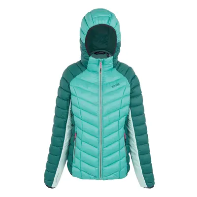 (14 UK, Rainforest/Dusty Green) Regatta Womens/Ladies Dalent Quilted Hooded Jacket