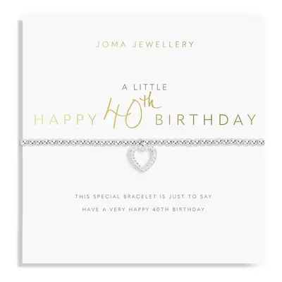 Joma Jewellery A Little 40th Birthday Bracelet