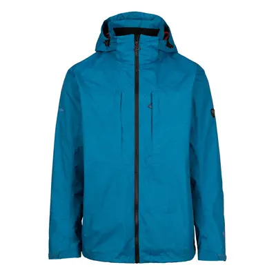 (XXS, Bondi Blue Print) Trespass Mens Waterproof Jacket RipStop Cullahill