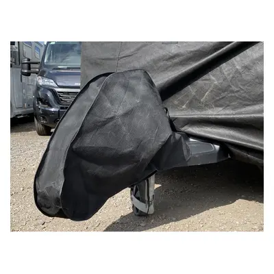 OLPRO Breathable Caravan Cover with Free Hitch Cover Black 14-17ft