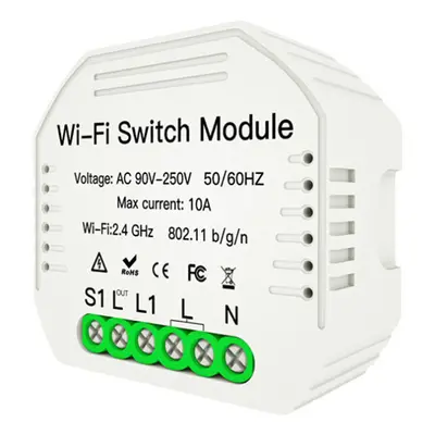 Two Way WIFI Smart250V Light Switch Diy Breakers Module Smart Life/Tuya APP Remote Control Works