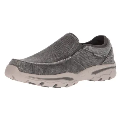 Skechers Men's Relaxed Fit-Creston-Moseco Moccasin Charcoal 10.5 U