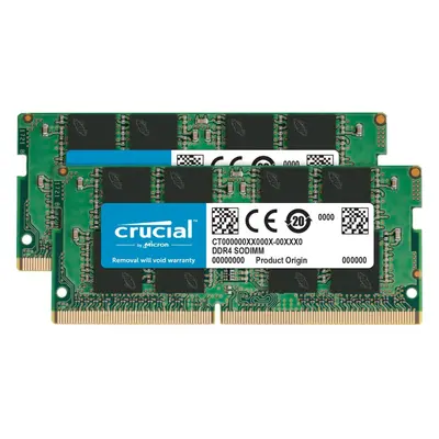 Crucial 16GB Kit (8GBx2) DDR4 MT/s (PC4-17000) DR x8 SODIMM 260-Pin Memory - CT2K8G4SFD8213