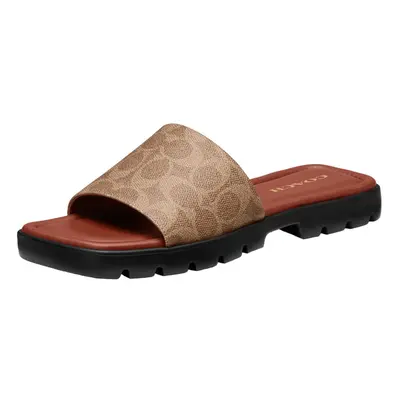 Coach Womens Florence Sandal in Signature Size