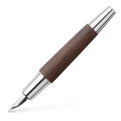 Faber-Castell E MOTION FOUNTAIN PEN DARK BROWN F