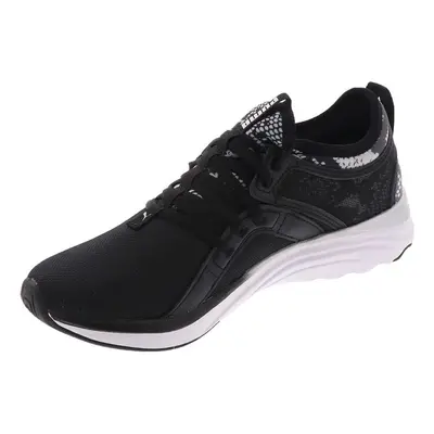 PUMA Softride Sophia Snake Womens Sneaker BM US BlackMetallic Silver