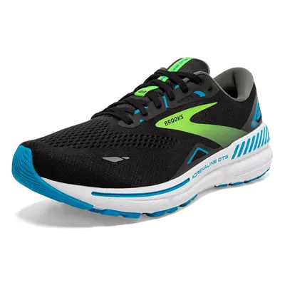 Brooks Mens Adrenaline GTS Supportive Running Shoe - Black/Hawaiian