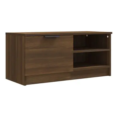 (brown oak, 1) vidaXL 1/2x TV Cabinet Engineered Wood Media Unit HiFi Cabinet Multi Colours