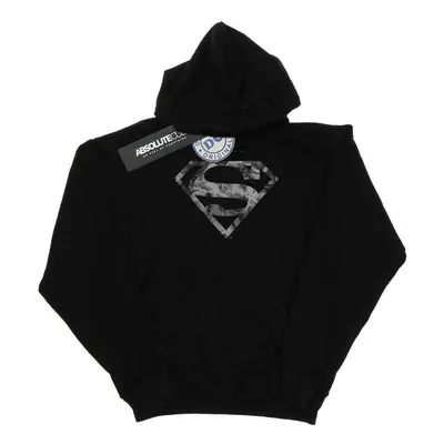 (XXL, Black) DC Comics Mens Superman Marble Logo Hoodie