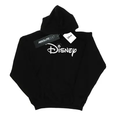 (M, Black) Disney Mens Mickey Mouse Head Logo Hoodie