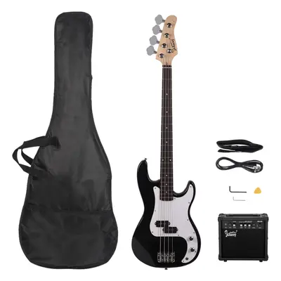 Glarry GP Electric Bass Guitar Set W/ Bass AMP Cord Bag Wrench Tool