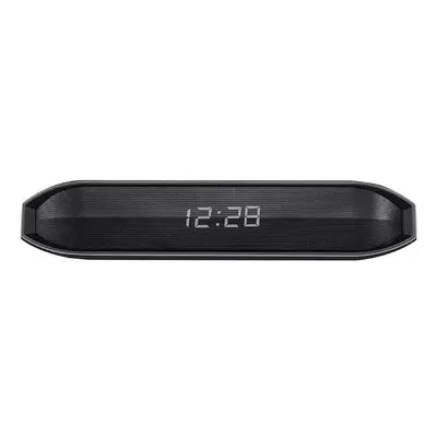 Wireless Bluetooth Speaker Portable Dual Drivers Stereo Bass Speaker LED Display Clock Desktop S