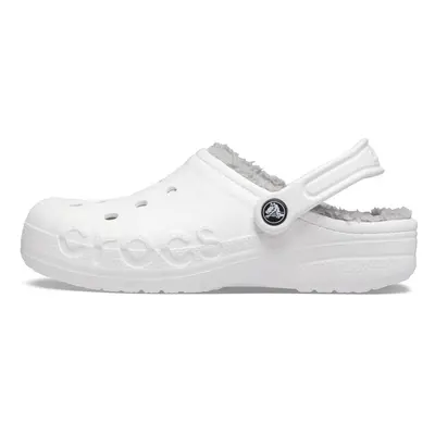 crocs Baya Lined clog WhiteLight grey Mens Womens Medium