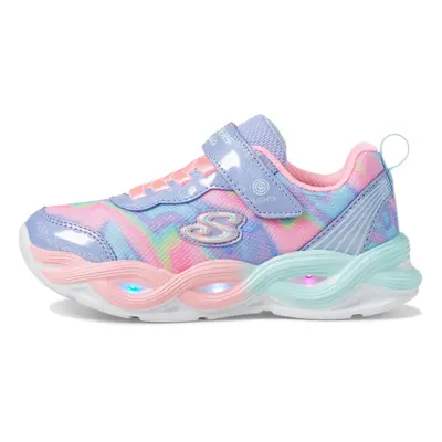 Skechers Kids Girls Twisty Glow-Sorbet Swirl Sneaker Perwinkle/Multi