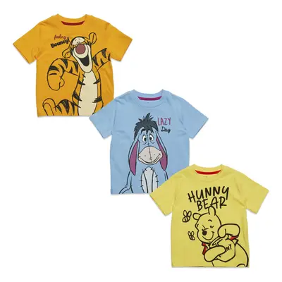 Disney Winnie The Pooh Tigger Eeyore Little Boys Pack Graphic T-Shir