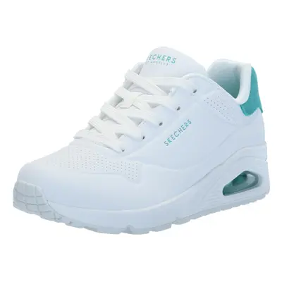 Skechers Women's UNO-POP Back Sneaker White/Mint