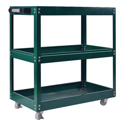 (Green) Tier Workshop Cart Heavy Duty Cart With Wheels