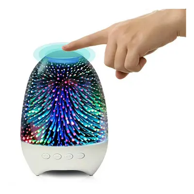 (Type A) Color Lamp Wireless Bluetooth 5.0 Speaker TWS Interconnection Audio FM Function Nine Ge