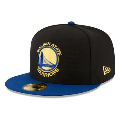 NBA Golden State Warriors Men's 2-Tone 59FIFTY Fitted Cap Black