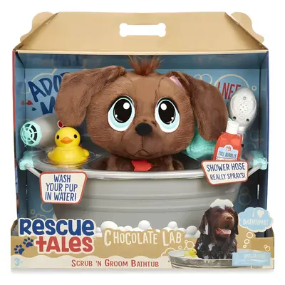 Rescue Tales Scrub 'n Groom Bathtub Playset