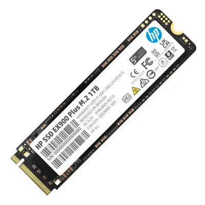 HP EX900 Plus 1TB NVMe SSD M.2 Gen3 x4 Gb/s Internal Solid State Drive Up to MB/s Compatible wit