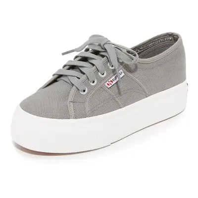 Superga Women's Platform Sneaker Grey Sage 37.5 EU/7 US