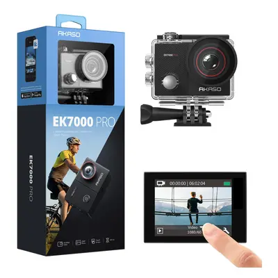 AKASO EK7000 Pro 4K Action Camera with Touch Screen EIS 131ft Waterpro