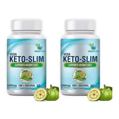 Vedapure Keto Slim Advanced Ultra Weight Loss Supplement, Dietary Supplement, Capsules Pack Of