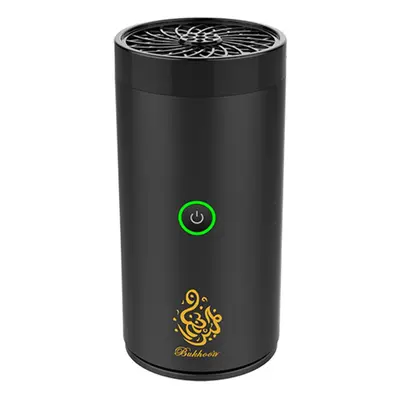 Incense Burners Bukhoor Electric Arabic Aroma Diffuser USB Rechargeable For Car, Home, (Black)