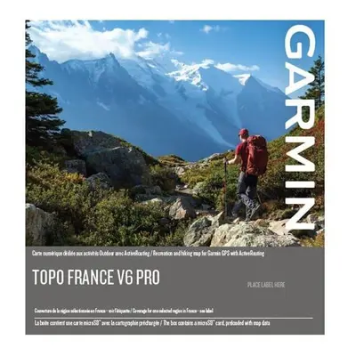 Garmin TOPO France v6 PRO, Northeast micro SD/SD card