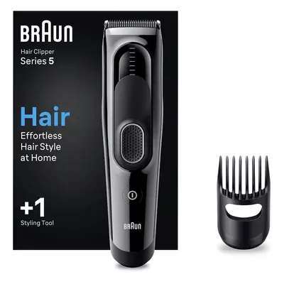 Hair Clipper Series 5, Featuring Lifetime-Sharp Blades, Length Settings, 50-min runtime, Gifts f