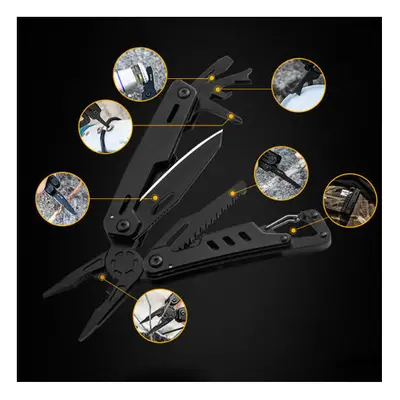 11 in Multifunctional Pliers Portable Outdoor Hikibg EDC Folding Knife Tool