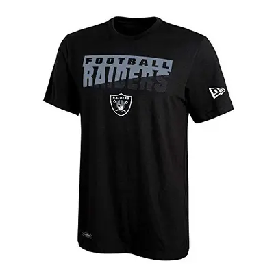 New Era NFL Men's Scoreboard Dri-Tek Short Sleeve Tee, Las Vegas Raiders Large