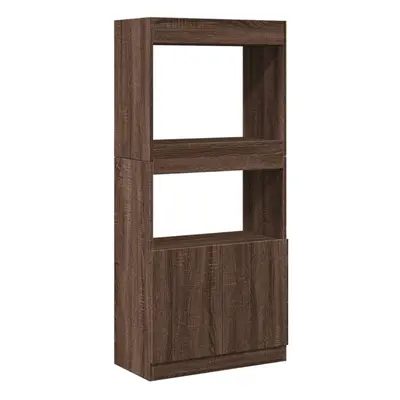 (brown oak, x x cm) vidaXL Highboard Sideboard Storage Organiser Cabinet Cupboard Engineered Woo