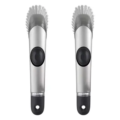 OXO Steel Soap Dispensing Dish Brush (2 Pack)