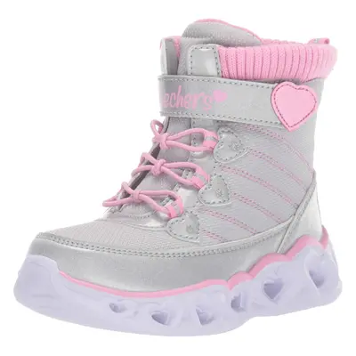 Skechers Heart Chaser Girls Shoes Size Color: Gray/Pink