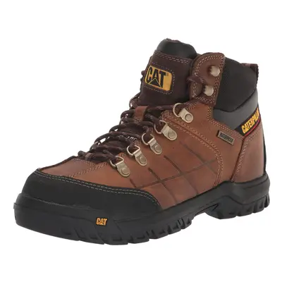 cat Footwear Mens Threshold Waterproof Steel Toe Work Boot Real Brown