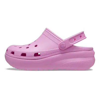 Crocs Unisex-Child Classic Cutie Platform Clogs Taffy Pink Little