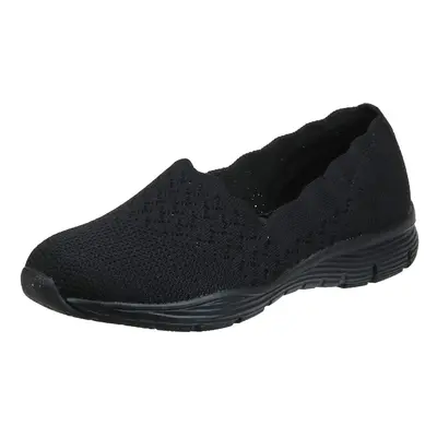 Skechers Women's Seager-Stat-Scalloped Collar Engineered Skech-Knit