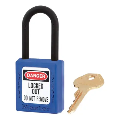 MASTER LOCK Lockout Padlock KA Blue 1-3/4""H PK12