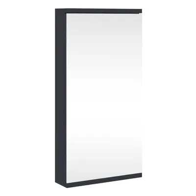 (grey) vidaXL Corner Bathroom Mirror Cabinet Toilet Wall Cabinet Corner Vanity Unit