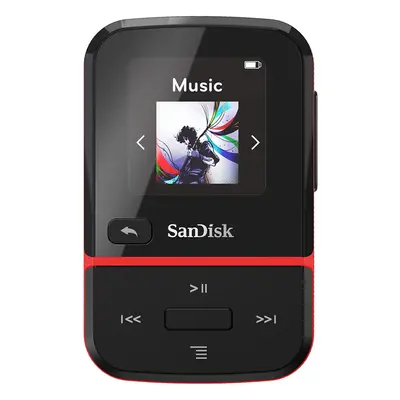 SanDisk Clip Sport Go 16GB MP3 Player - Red