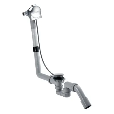 hansgrohe complete set for Exafill bath filler with waste and overflow set, standard bathtub, ch