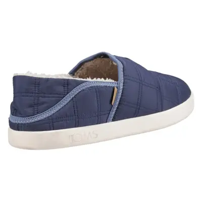 (Blue, (Adults')) TOMS Camden Polyester Men's Navy Slippers